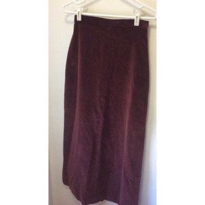 Sears Skirt Maxi Long JR Bazaar corduroy velvet 9